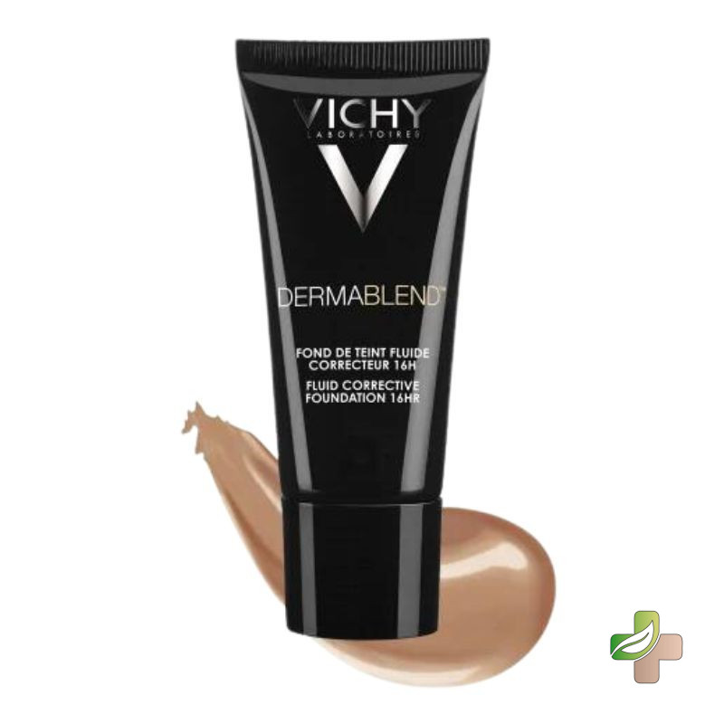 Vichy Dermablend Fond De Teint Fluide Correcteur Teinte 15 Opal, 30ML 1 Vichy Dermablend Fond De Teint Fluide Correcteur Teinte 15 Opal, 30ML