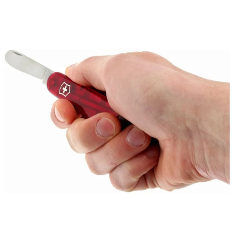 Couteau Suisse VICTORINOX Sak My First - Rouge Transparent 3 t