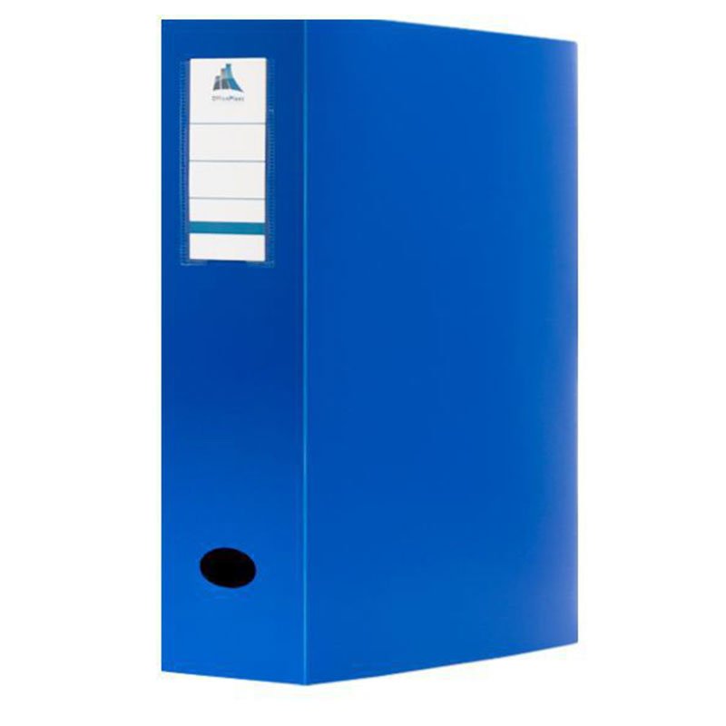 Boite de Classement OfficePlast Dos de 60 mm - Bleu foncé 2 bf