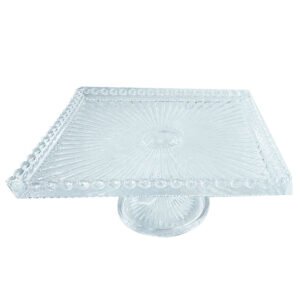 Plateau À Pied LAV En Verre Pour Gâteau - 26cm