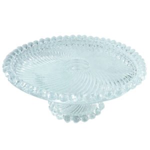 Plateau À Pied LAV En Verre Pour Gâteau - 27cm