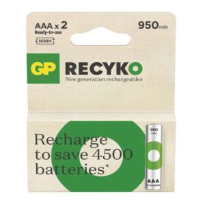 x piles rechargeable gp v aaa mah