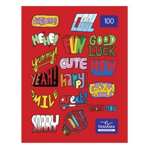 Cahier 100 Piqué YAMAMA Super 96P Avec Couverture Carton