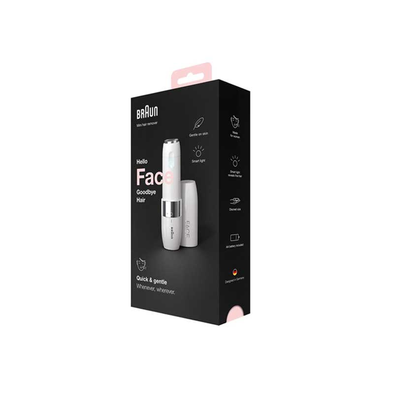 Mini rasoir BRAUN Pour Femme FS1000 avec Pile - Blanc 3 Mini rasoir BRAUN Pour Femme FS1000 avec Pile - Blanc – Image 3
