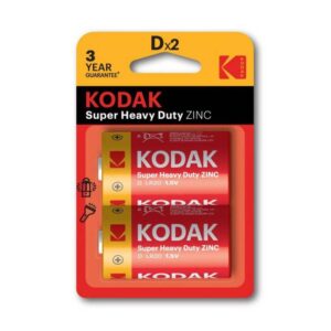 x piles kodak r super heavy duty zinc