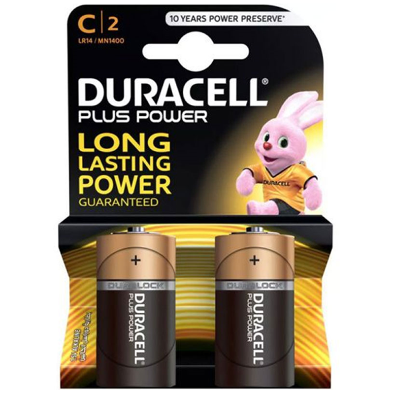 2x Piles DURACELL Plus Power 1 x piles duracell plus power