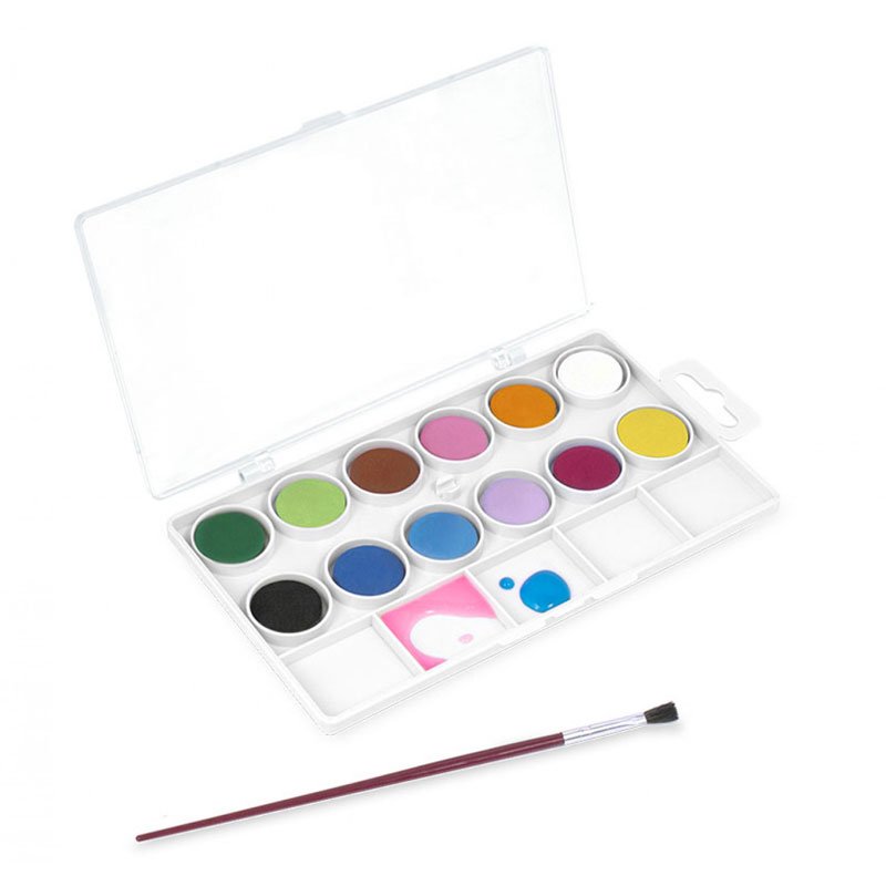 Box De 12 Aquarelle Pastilles 22 mm JOVI Avec Pinceau - Couleurs Assortis 4 Box De 12 Aquarelle Pastilles 22 mm JOVI Avec Pinceau - Couleurs Assortis – Image 4