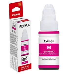 Bouteille d'encre Original Canon GI 490 - Magenta (GI-490-M)