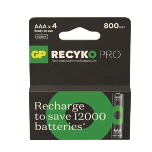 x piles rechargeables pro gp aaa mah