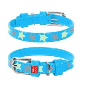 Collier GALMOUR STAR WAU DOG Pour Chien 19-25Cm - Bleu