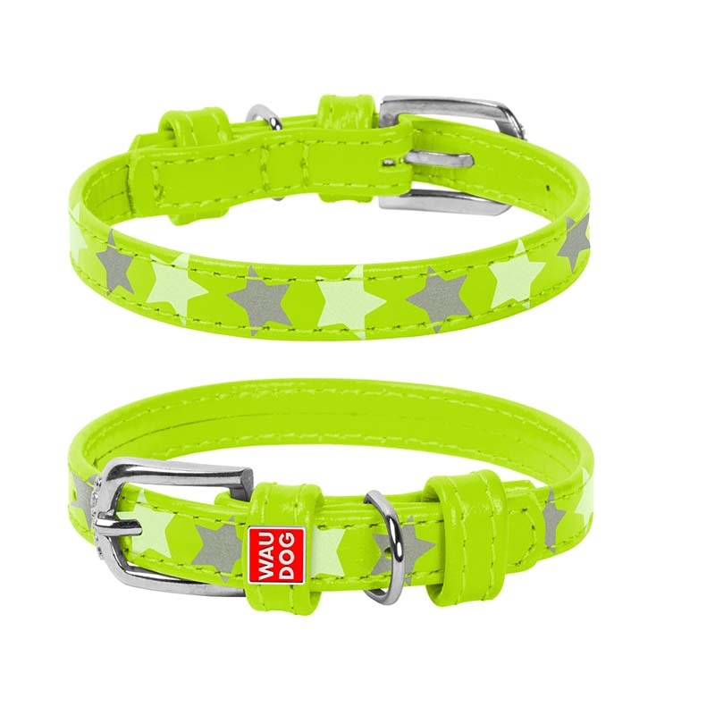 Collier GALMOUR STAR WAU DOG Pour Chien 19-25Cm - Vert 1 Collier GALMOUR STAR WAU DOG Pour Chien 19-25Cm - Vert