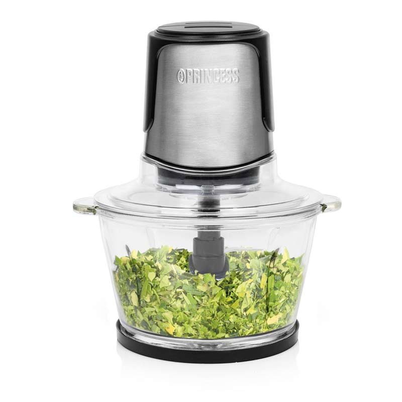 Mini Hachoir PRINCESS Duo XL 1.5L 300w - Inox 2 Mini Hachoir PRINCESS Duo XL 1.5L 300w - Inox – Image 2