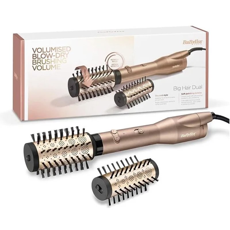 Brosse soufflante BABYLISS Big Hair Dual 650W - Gold (AS952E) 2 Brosse soufflante BABYLISS Big Hair Dual 650W - Gold (AS952E) – Image 2