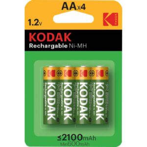 piles rechargeables kodak mah ni mh aa