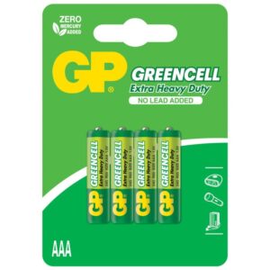 x piles gp greencell aaa extra heavy duty r v r