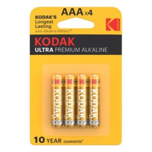 x piles kodak ultra alkaline aaa lr a