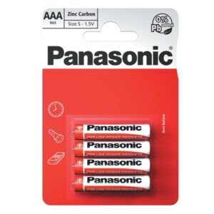 x piles panasonic zinc carbone r aaa v