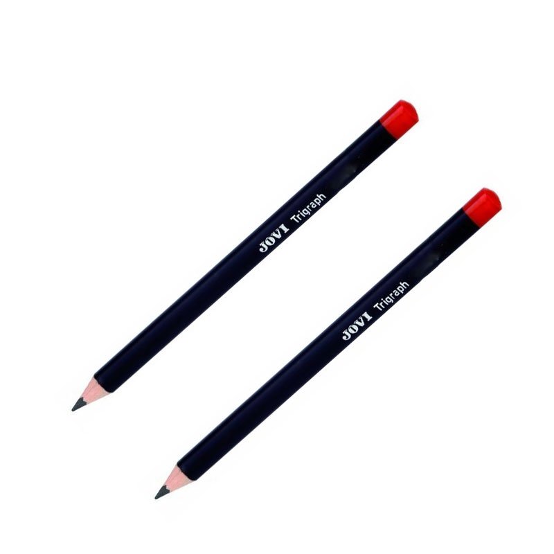 Pack De 2 Crayons Graphite JOVI Trigraph Mine Grosse 2B - Noir 2 Pack De 2 Crayons Graphite JOVI Trigraph Mine Grosse 2B - Noir – Image 2