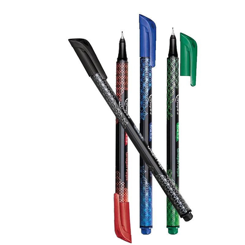 Pack De 4 Stylos Feutres MAPED Graph'Peps - Couleurs Assortis 2 modifiee