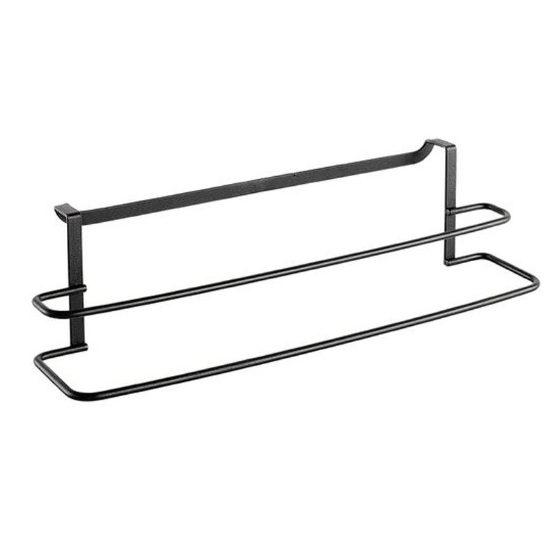 Support de rangement double CITY LINE pour serviette et torchon LAVA - Noir 1 Support de rangement double CITY LINE pour serviette et torchon LAVA - Noir