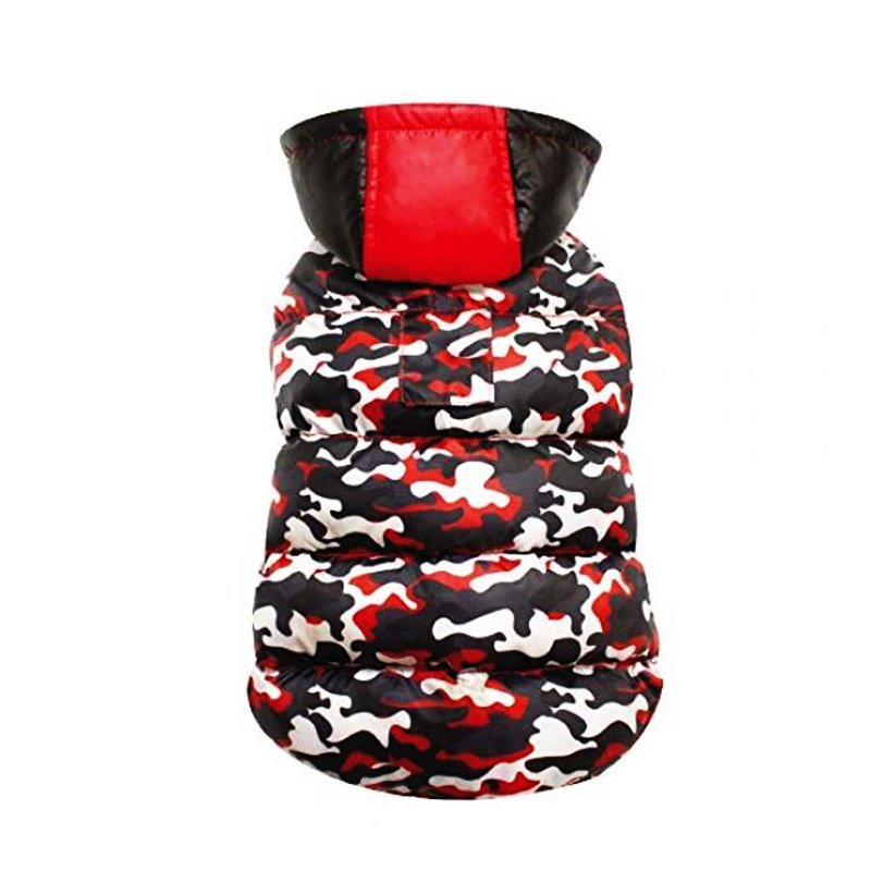 Veste Matelassée CROCI CAMOU 20 cm - Rouge 2 Veste Matelassée CROCI CAMOU 20 cm - Rouge – Image 2