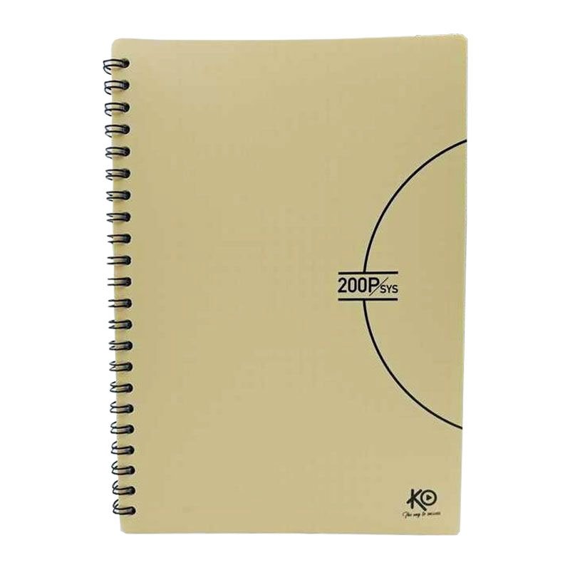 Cahier KO Wiro 200 Pages PF 80g Avec Couverture Plastique Uni Pastel 3 Cahier KO Wiro 200 Pages PF 80g Avec Couverture Plastique Uni Pastel – Image 3