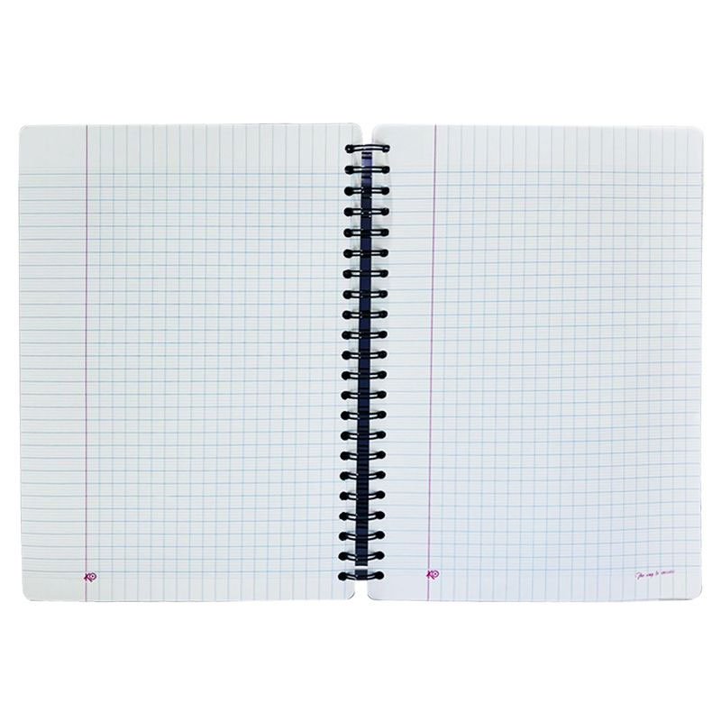 Cahier KO Wiro PF 80g 380 Pages Avec Couverture Plastique Pastel 4 Cahier KO Wiro PF 80g 380 Pages Avec Couverture Plastique Pastel – Image 4