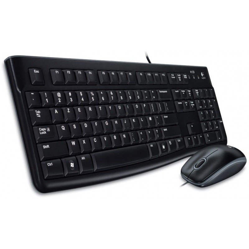 Ensemble LOGITECH Clavier et Souris MK120 USB - Noir 2 Ensemble LOGITECH Clavier et Souris MK120 USB - Noir – Image 2
