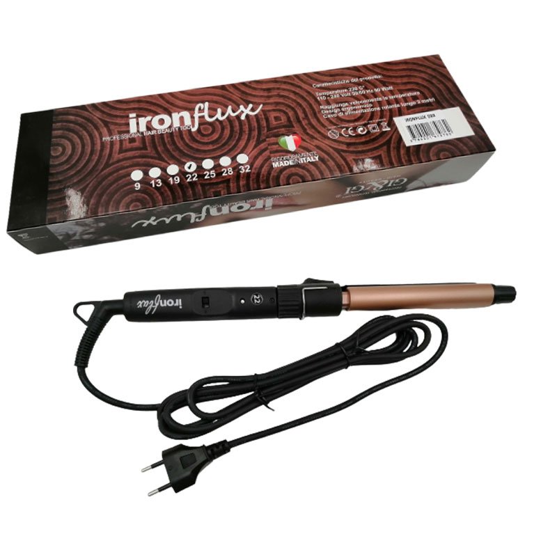 Fer à Boucler GI&GI Iron Flax 22 mm - Noir&Gold 1 Fer à Boucler GI&GI Iron Flax 22 mm - Noir&Gold