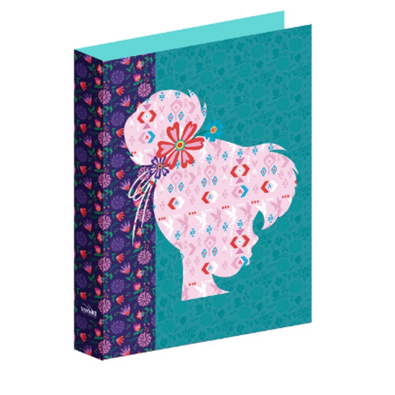 Classeurs YAMAMA Disney 413263 4 Anneaux A5 24 x 34 cm - Assorties 4 a black