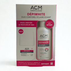 ACM DEPIWHITE COFFRET DUO CORPOREL ECLAIRCISSANT 2 acm depiwhite coffret duo corporel eclaircissant
