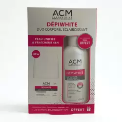 ACM DEPIWHITE COFFRET DUO CORPOREL ECLAIRCISSANT 4 acm depiwhite coffret duo corporel eclaircissant