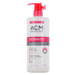 ACM DEPIWHITE LAIT CORPOREL ECLAIRCISSANT 500ML 2 acm depiwhite lait corporel eclaircissant ml