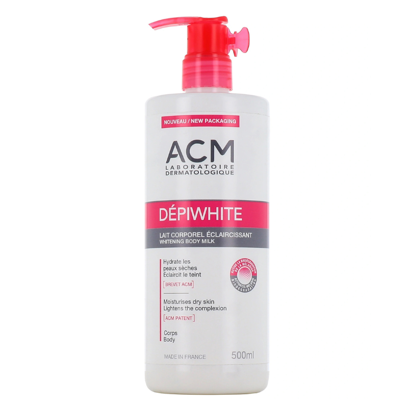 ACM DEPIWHITE LAIT CORPOREL ECLAIRCISSANT 500ML 1 acm depiwhite lait corporel eclaircissant ml