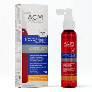 ACM NOVOPHANE REACTIONAL LOTION ANTI-CHUTE 100 ML 3 acm novophane reactional lotion anti chute ml