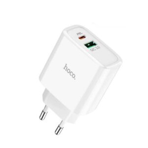 adaptateur de charge hoco ca rapide w blanc b