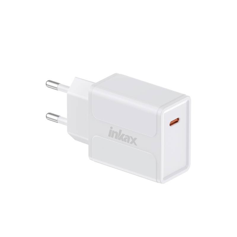 Adaptateur De Charge INKAX Y19 TYPE-C 20W - Blanc 1 adaptateur de charge inkax y type c w blanc u