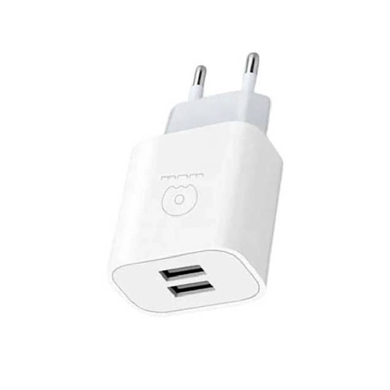 Adaptateur de Charge WUW C193 20W avec 2 Ports Type-C - Blanc 1 adaptateur de charge wuw c w avec ports type c blanc b