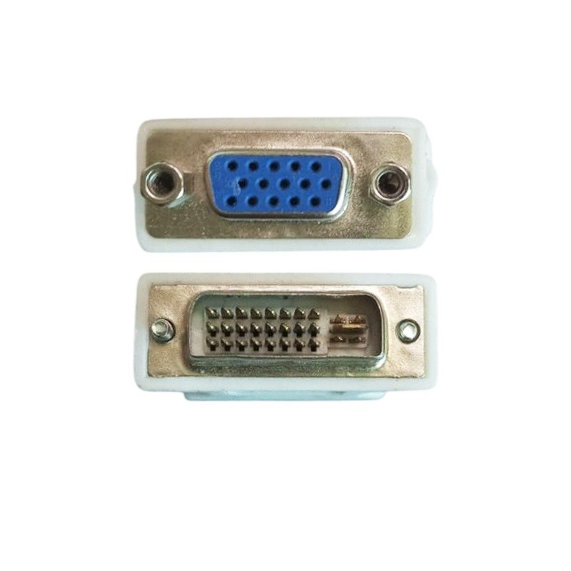 Adaptateur DVI Vers VGA - Blanc 2 adaptateur dvi vers vga blanc