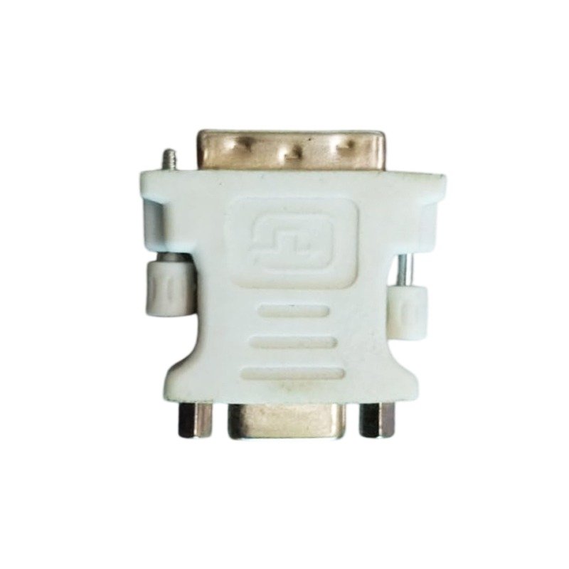 Adaptateur DVI Vers VGA - Blanc 1 adaptateur dvi vers vga blanc