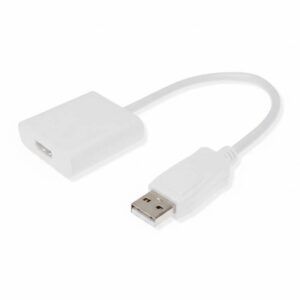 adaptateur hdmi femelle vers displayport male noir