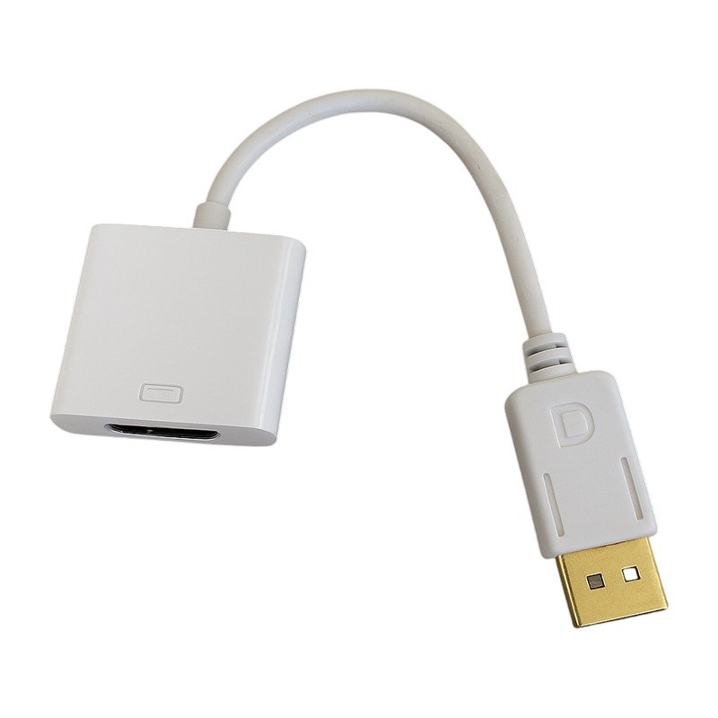 Adaptateur HDTV DisplayPort Vers HDMI - Noir 1 adaptateur hdtv displayport vers hdmi blanc jnhb