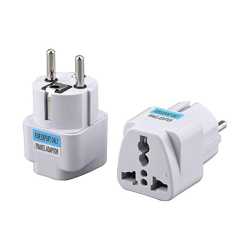 Adaptateur Prise 250V / 10A - Blanc 1 adaptateur prise v a blanc