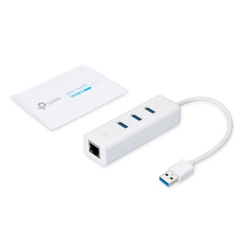 Adaptateur TP-LINK Gigabit avec Hub 3 Ports USB 3.0 4 adaptateur tp link gigabit avec hub ports usb
