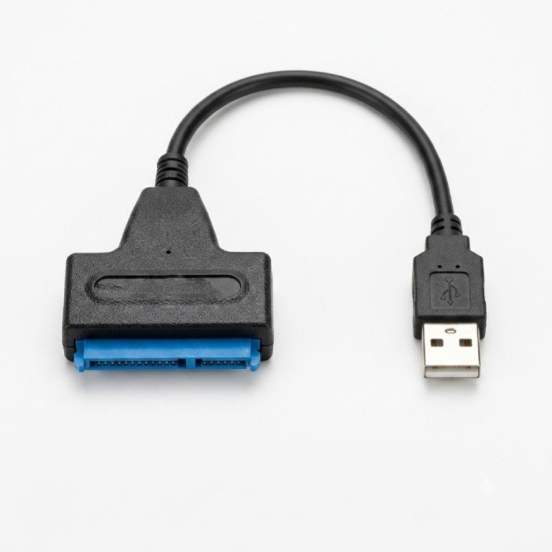 Adaptateur USB 2.0 Vers SATA - Noir 1 adaptateur usb vers sata noir l