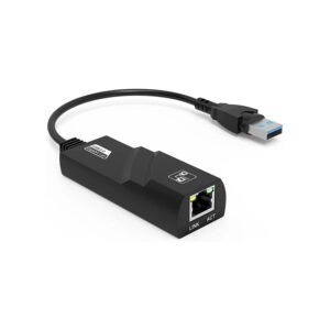 adaptateur usb vers rj ethernet noir j