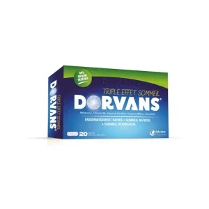 ADVANS PHARMA DORVANS TRIPLE EFFET SOMMEIL 20 GELULES 3 advance pharma dorvans triple effet sommeil gelules