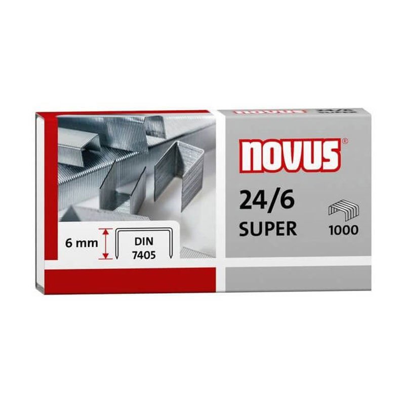 Agrafe Novus 24/6 1000 Pièces - AGRAF-246 1 agrafe novus pi ces