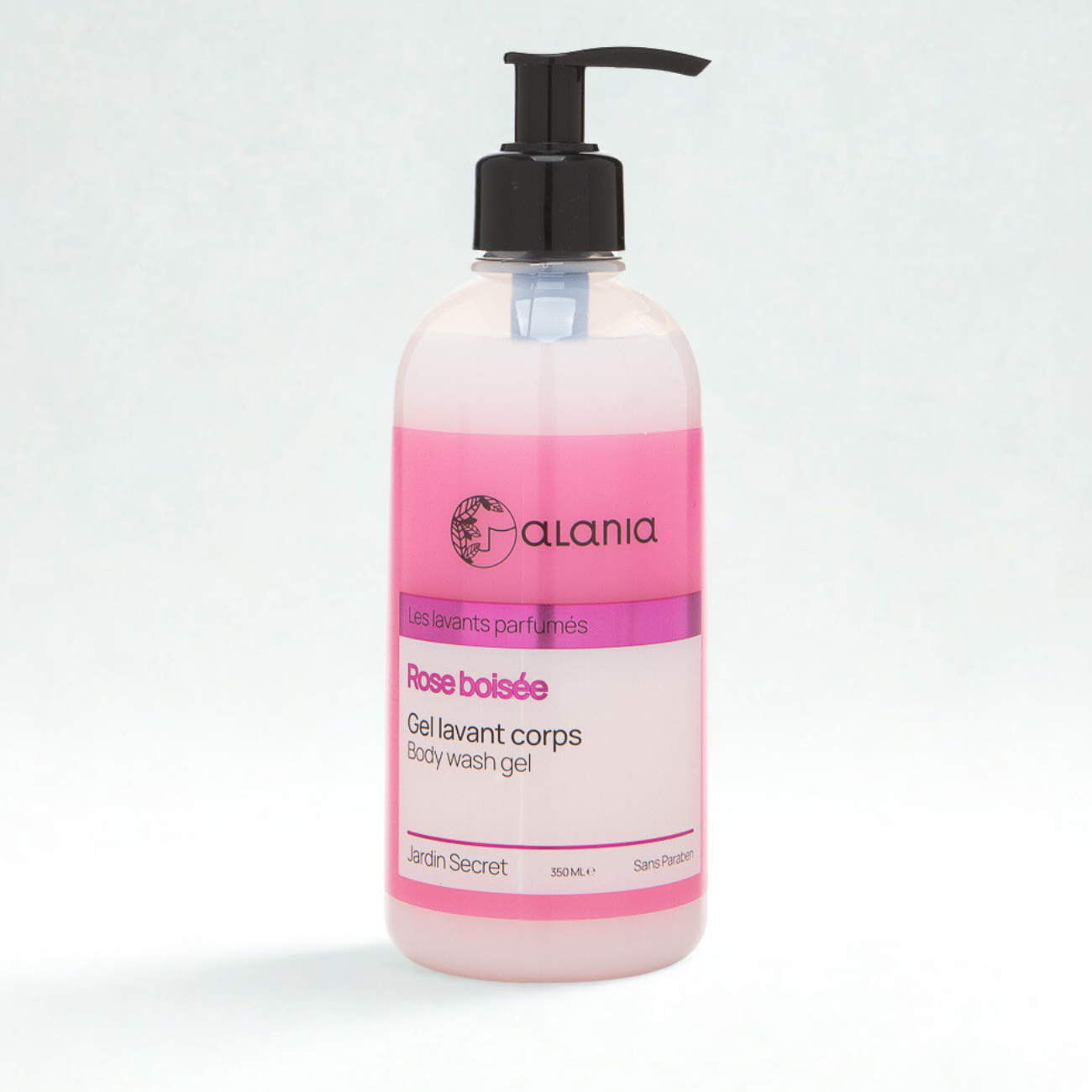 ALANIA GEL LAVANT CORPS ROSE BOISEE 350ML 1 alania gel lavant corps rose boisee ml
