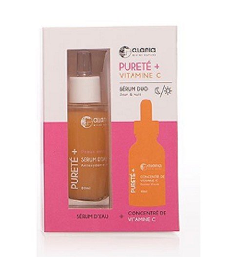 ALANIA PURETE+ VITAMINE C SERUM DUO JOUR ET NUIT 1 alania purete vitamine c serum duo jour et nuit